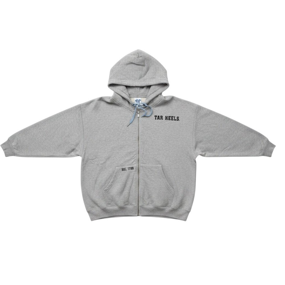 WEAR Erin Andrews UNC Tar Heels Zip Up Hoodie NCAA Grey Women XXL NEW